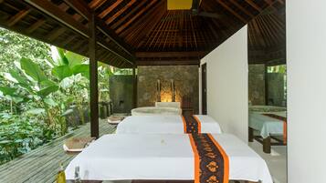 Body treatments, hot stone massages, body scrubs