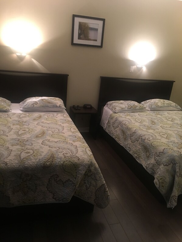 Desk, iron/ironing board, free WiFi, bed sheets