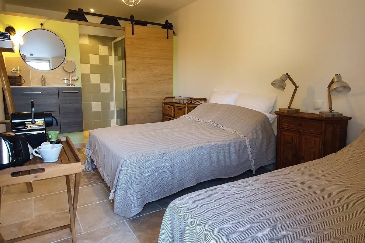 Soundproofing, iron/ironing board, free cots/infant beds