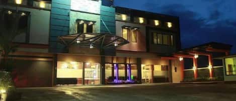 Front of property – evening/night