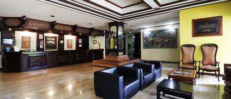 Sala de estar en el lobby