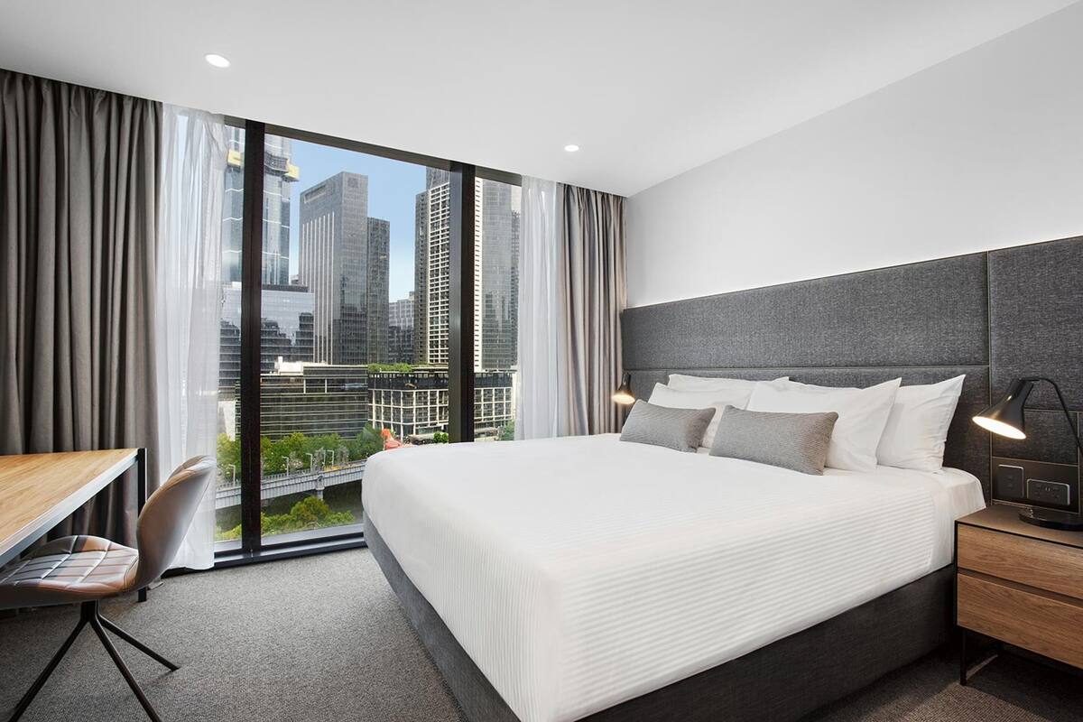Deluxe-Zimmer (Yarra Riverview Room King or Twin)