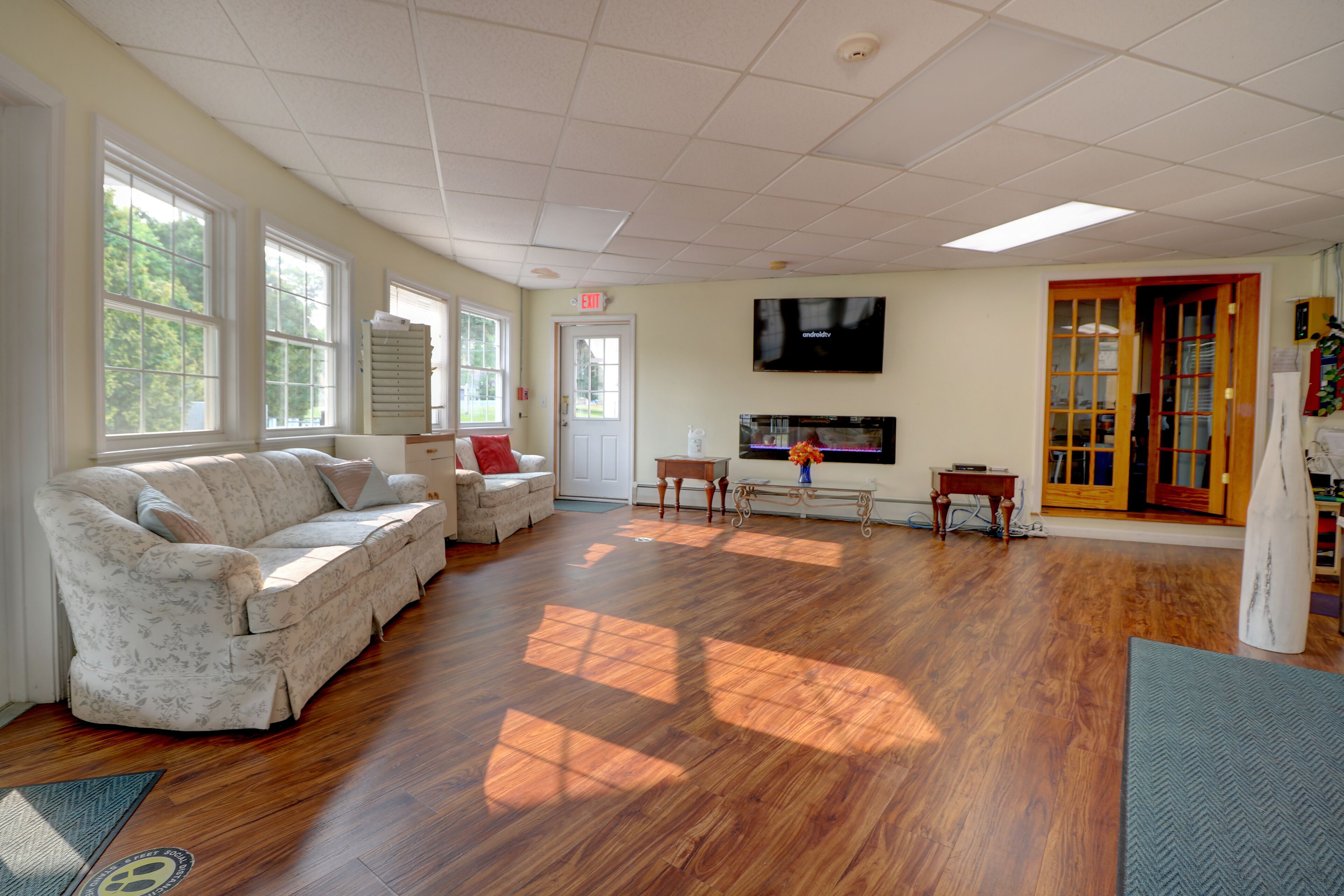 Lobby sitting area