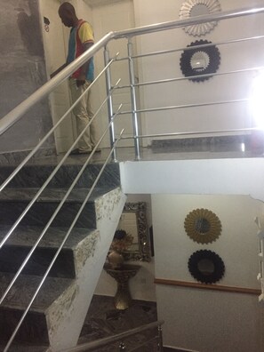 Interior entrance