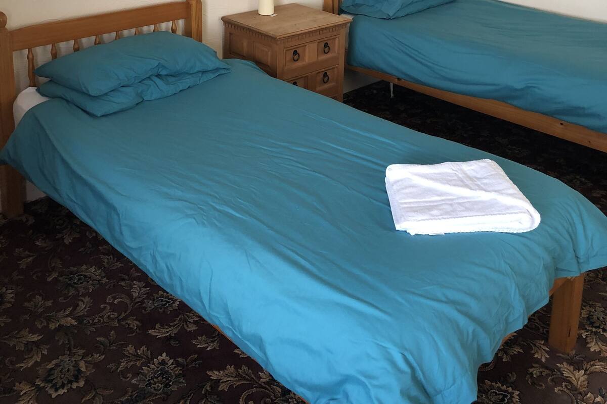 Basic Twin Room | Desk, iron/ironing board (on request), WiFi (free), bed sheets