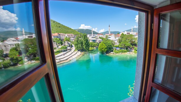 View from property - Next to the Old Bridge Apartments (Mostar)
