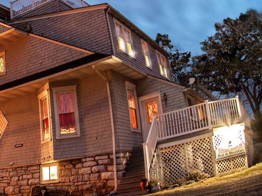 Front of property - evening/night