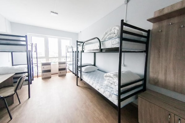 Desk, laptop workspace, iron/ironing board, free WiFi