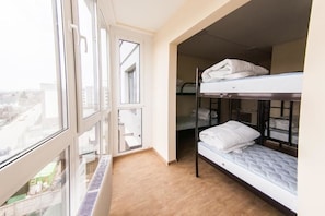 Desk, laptop workspace, iron/ironing board, free WiFi