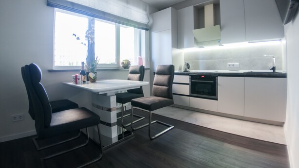 Familienapartment, 1 Schlafzimmer | Eigene Küche | Kühlschrank, Mikrowelle, Ofen, Herdplatte