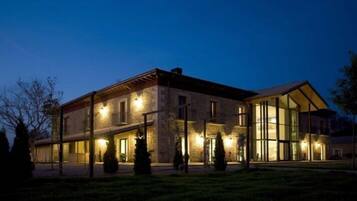 Façana frontal de l'allotjament