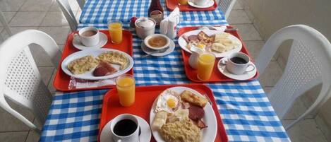 Desayuno inglés incluido todos los días