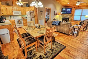 Interior - Experience Almost Heaven in this cozy 2-bedroom cabin in West Jefferson, NC. (West Jefferson)