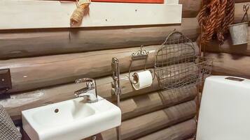 Free toiletries, slippers, towels