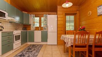 Jääkaappi, mikroaaltouuni, astianpesukone