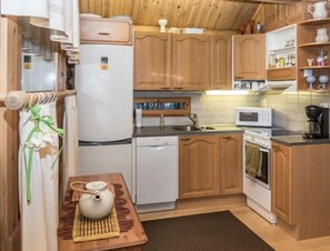 Kühlschrank, Mikrowelle, Ofen, Geschirrspüler