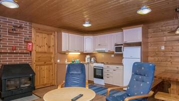 Fridge, microwave, dishwasher, highchair