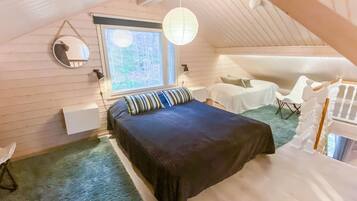 2 dormitorios, escritorio, tabla de planchar con plancha y wifi