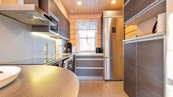 Fridge, microwave, dishwasher, highchair