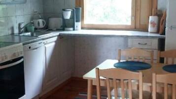 Frigorifero, microonde, lavastoviglie, pentole/stoviglie/utensili