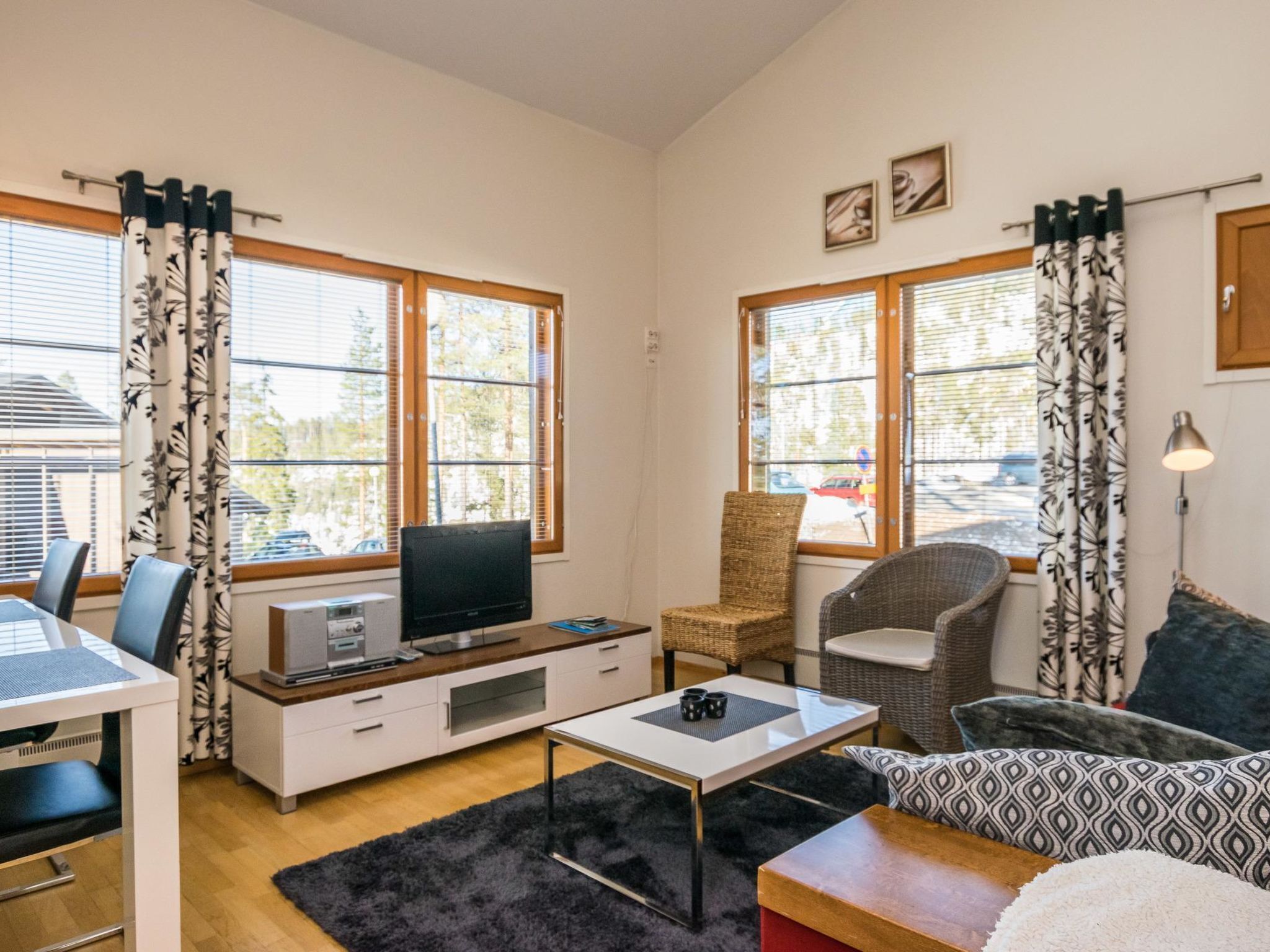 TV, fireplace, DVD player