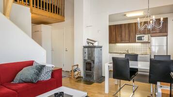 TV, fireplace, DVD player