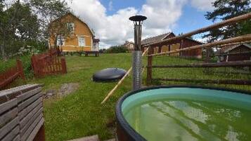 Utendørs boblebad