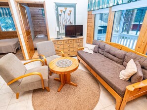 Télévision, cheminée