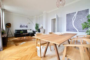 Apartment, 1 Bedroom, Terrace, City View | In-room dining - Standard Apartment by Hi5 - Incredible view with terrace (Budapest)