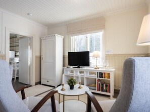 Televisión, chimenea