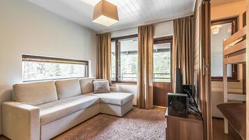 Een televisie en een dvd-speler