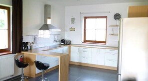 Fridge, microwave, oven, dishwasher - Villa & Apartment Victoria (Lipno nad Vltavou)