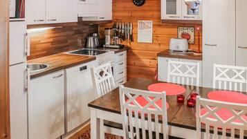 Fridge, microwave, dishwasher, highchair