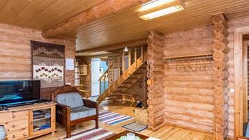 Una televisión, un reproductor de DVD