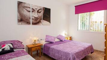 4 slaapkamers, een strijkplank/strijkijzer