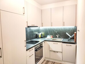 Fridge, oven, dishwasher, highchair - Allod Park Haus A E02 by Interhome (Davos)