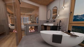 Exclusive Room Natura | Bathroom | Free toiletries, hair dryer, bathrobes, slippers