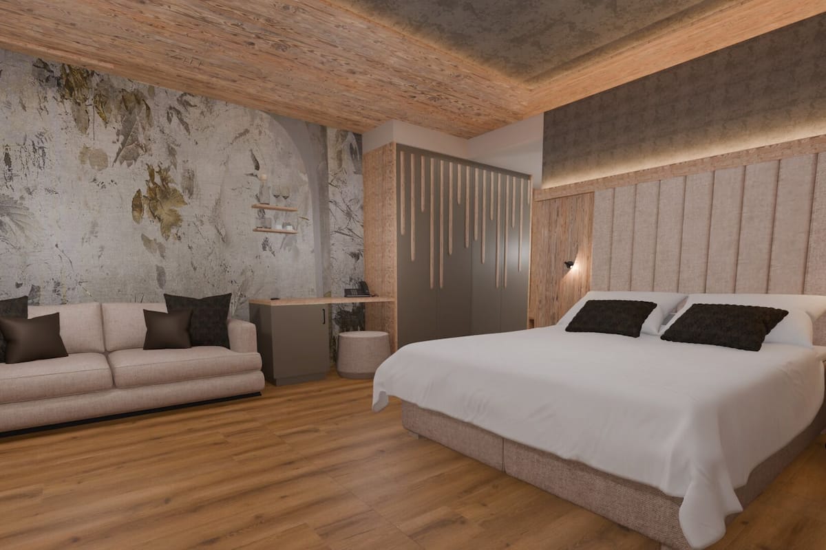 Superior Room Mountain | Premium bedding, minibar, in-room safe, individually decorated