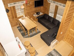 Televisor i llar de foc