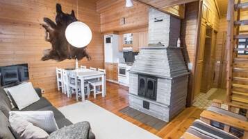 Télévision, cheminée