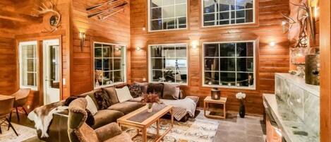 Televisio, takka, DVD-soitin