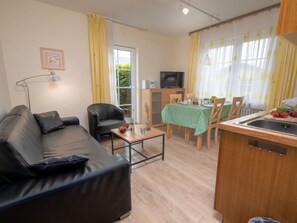 Een televisie en een dvd-speler