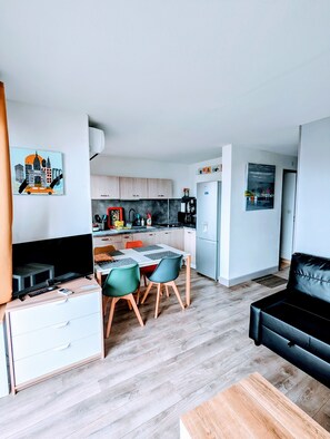 Televisie en een muziekbibliotheek