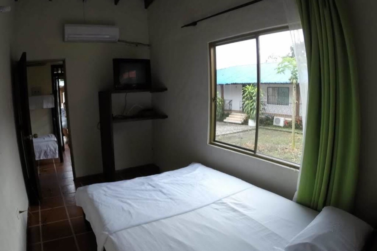 Family Cabin, 2 Bedrooms, 6 people | Iron/ironing board, bed sheets