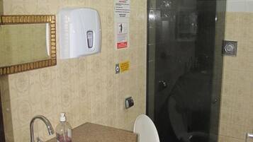 Shower, towels