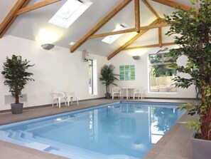 Indoor pool, a heated pool