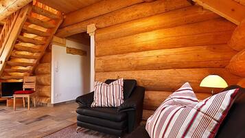 Télévision à écran plat, cheminée