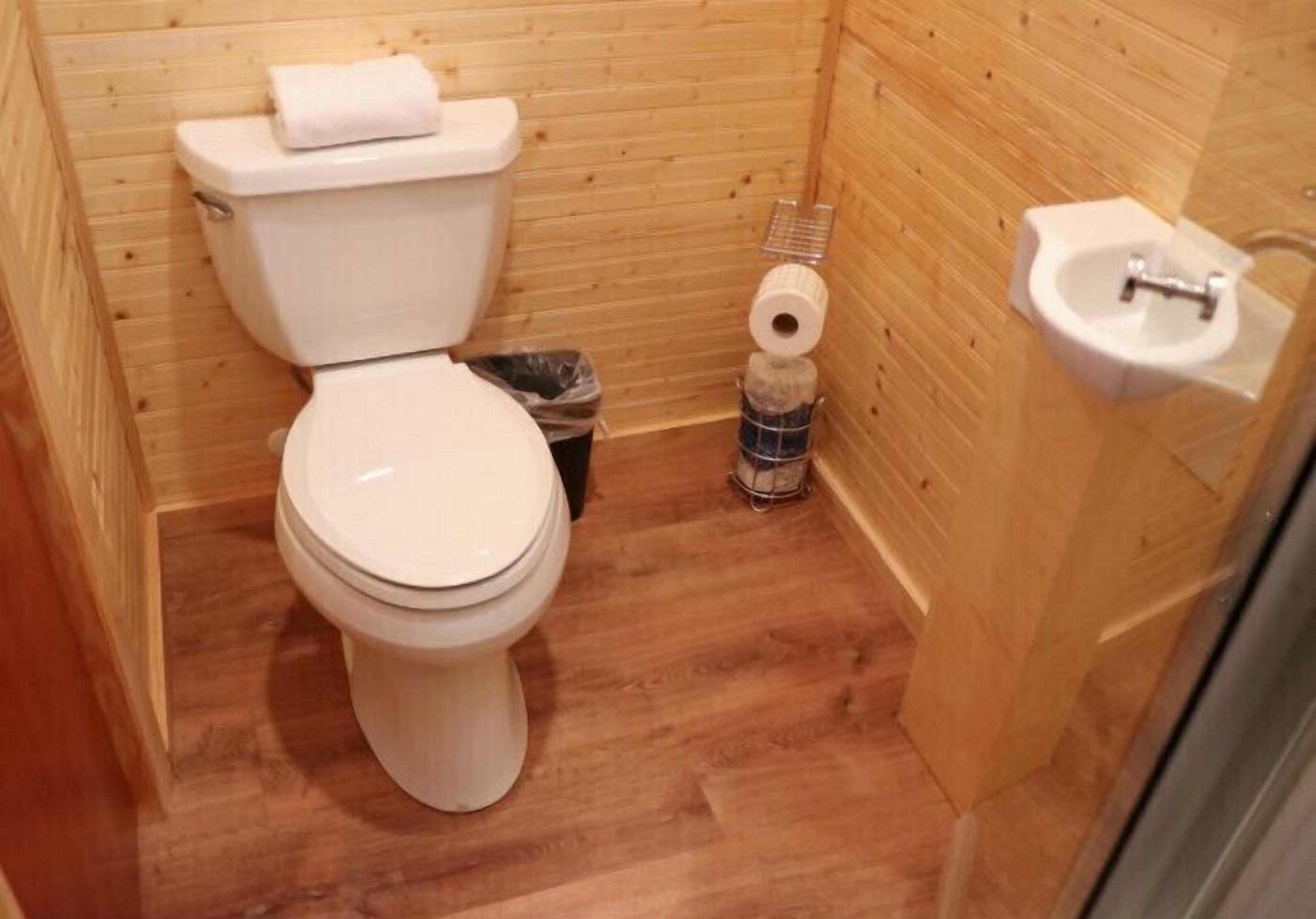 trent | bathroom | shower, hair dryer, towels