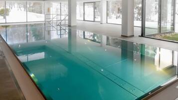 Indoor pool, a heated pool