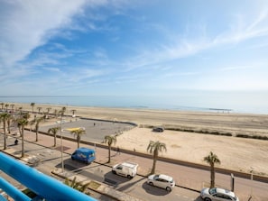 Vlak bij het strand